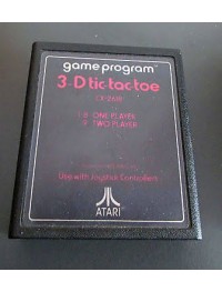 Atari 2600 3-D Tic-Tac-Toe (Cartridge Only) - ATARI